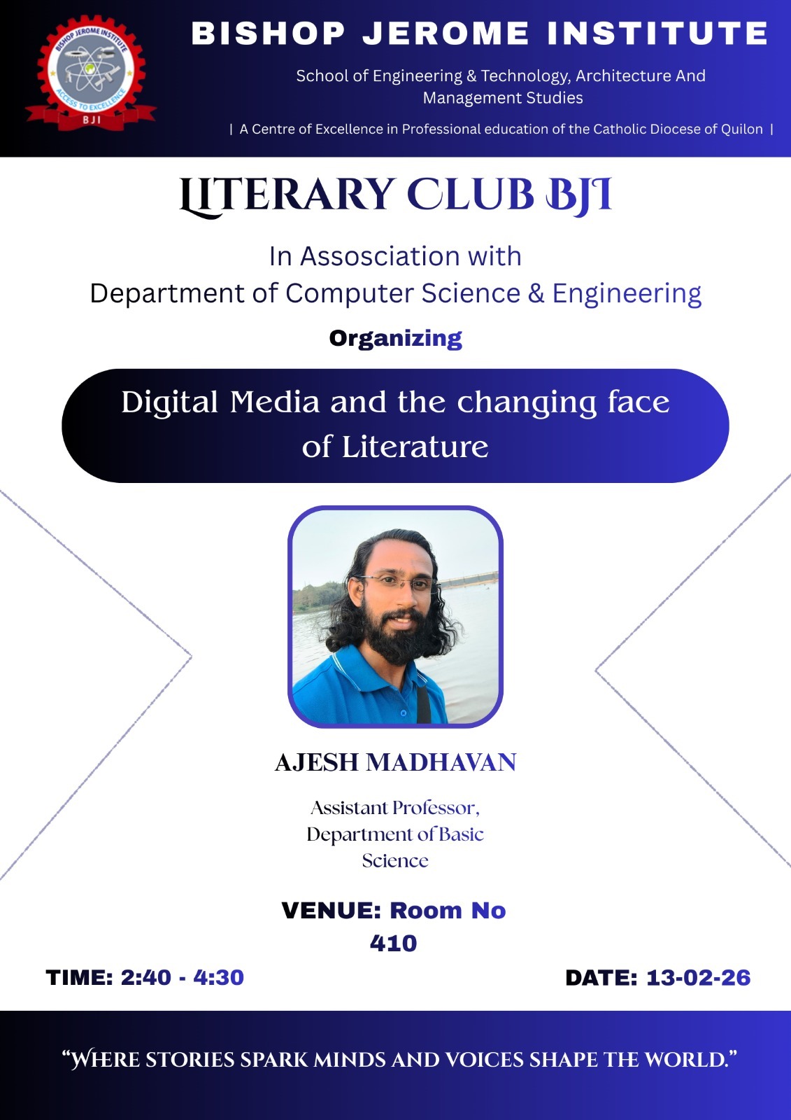 Literary Club BJI to Host Seminar on Digital Media’s Impact on Literature